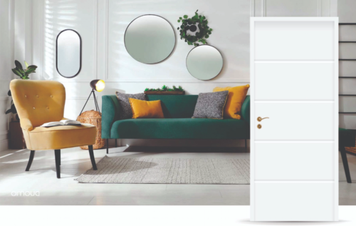 puerta placa interior americana