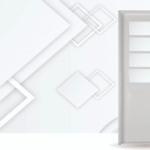 Puerta exterior de acero modelo Florencia 1/2 reja con triple contacto y vidrio