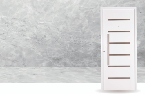 50 verona Puerta exterior de acero modelo Verona 50 Pavir con triple contacto