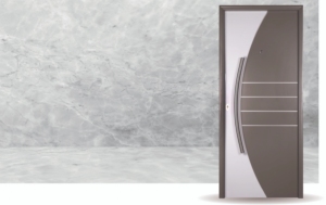 Puerta exterior de acero modelo 79 Trentina Pavir con triple contacto