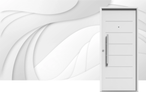 Puerta exterior de acero modelo 24 Imperia Luján con triple contacto