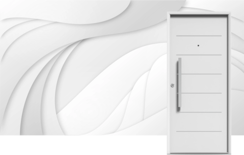 Puerta exterior de acero modelo 24 Imperia Luján con triple contacto