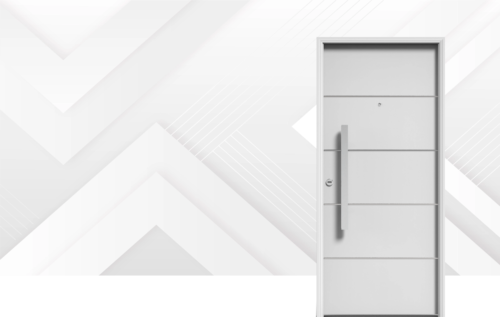 Puerta exterior de acero modelo 26 Futura Luján con triple contacto