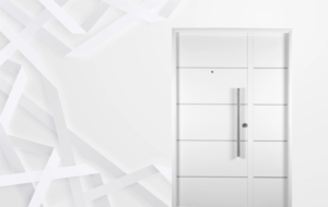 Puerta exterior de acero ciega modelo 71 Futura Pavir con triple contacto