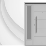 Puerta exterior de acero con postigo fijo modelo 71 Futura Pavir