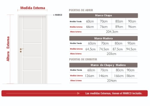 Puerta Interior de Abrir Monica 2006