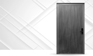 puerta exterior wall panel negro atras
