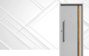 Puerta exterior de acero simil madera modelo 22 Acero con triple contacto