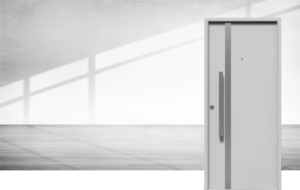 Puerta exterior de acero modelo 22 Acero línea Luján con triple contacto