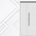 Puerta exterior de acero ciega modelo 49 Lisa Pavir con triple contacto