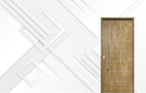 Puerta exterior de acero fresno modelo 56 Imperia