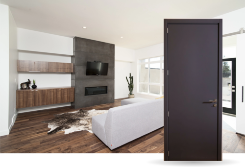 Puerta placa interior Elite Gris carbono