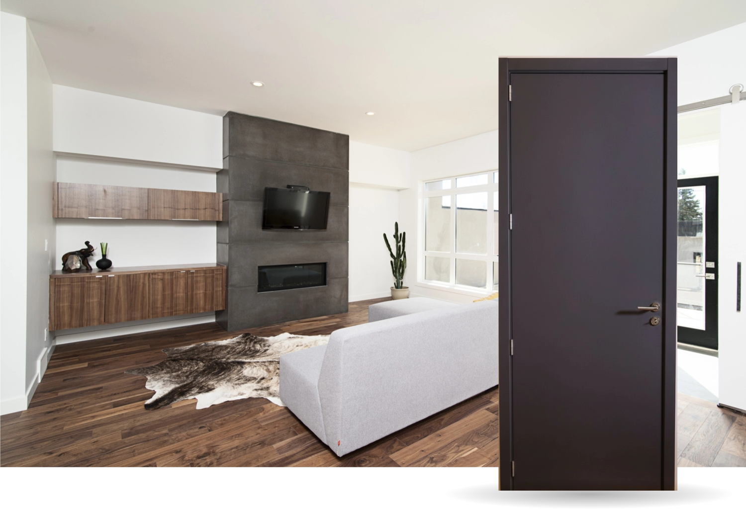 Puerta Interior |Elite Gris Carbono