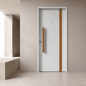 Puerta Exterior Antibarreta | 22 Acero Simil Madera - Imagen 6
