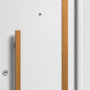 Puerta Exterior Antibarreta | 22 Acero Simil Madera - Imagen 5
