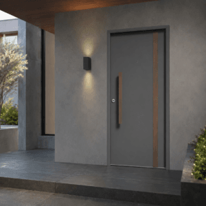 Puerta Exterior Antibarreta | 22 Acero Simil Madera - Imagen 6