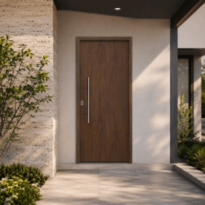 Puerta Exterior Antibarreta | 49 Lisa Caoba - Imagen 6