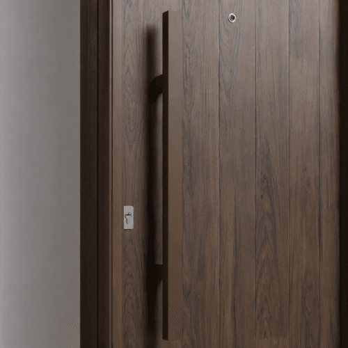 Puerta Exterior de Chapa Inyectada Pavir 49 Lisa Entablonada