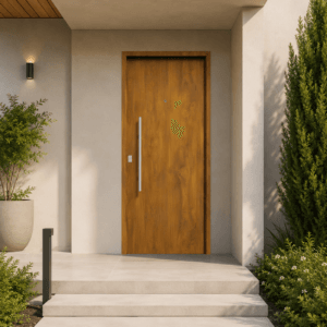 Puerta Exterior Antibarreta | 49 Lisa Roble - Imagen 6