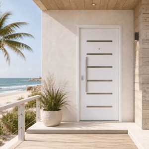 Puerta Exterior de Chapa Pavir 50 Verona Gris Grafito