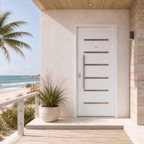 Puerta Exterior de Chapa Pavir 50 Verona Gris Grafito