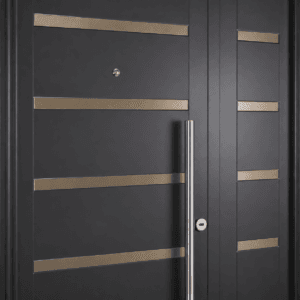 Puerta Exterior de Chapa Pavir 50 Verona Ciega Gris Grafito (foto 3)
