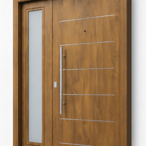 Puerta Exterior Antibarreta |56 Imperia Roble con Postigo Fijo - Imagen 5