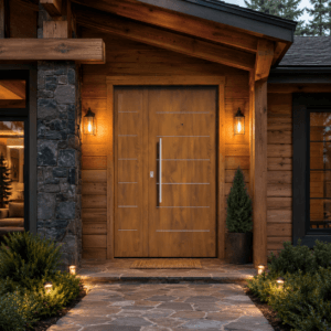 Puerta Exterior Antibarreta |56 Imperia Roble Ciega - Imagen 7