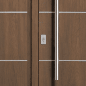 Puerta Exterior Antibarreta |71 Futura Caoba Ciega - Imagen 6