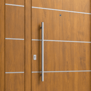 Puerta Exterior Antibarreta | 71 Futura Roble Ciega - Imagen 6