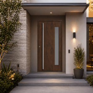 Puerta Exterior | Caoba Postigo Fijo - Imagen 5