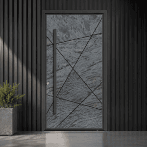 Puerta Exterior | Gris Alecrim con Apliques - Imagen 5