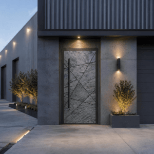 Puerta Exterior | Gris Alecrim con Apliques - Imagen 6