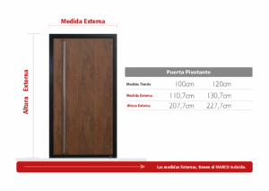 Puerta Exterior | Caoba - Imagen 2