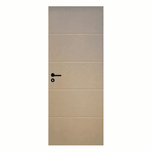 Puerta Placa Gromanti Americana MDF 80/10 Marco Madera