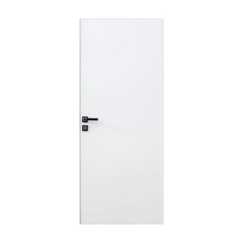 Puerta Placa Gromanti Selecta Blanco PVC 80/9 Marco Madera