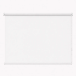 Cortina roller blackout blanca 120x110 — vista de frente