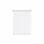 Cortina roller blackout blanca 50x90 — vista de frente