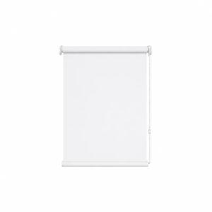 Cortina roller blackout blanca 50x90 — vista de frente