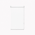 Cortina roller blackout blanca 60x110 — vista de frente