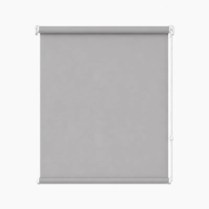 Cortina roller blackout gris 100x110 — vista de frente