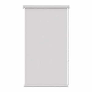 Cortina roller blackout gris 100x150 — vista de frente