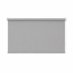 Cortina roller blackout gris 100x60 — vista de frente