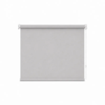 Cortina roller blackout gris 100x90 — vista de frente