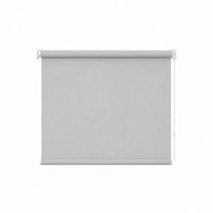 Cortina roller blackout gris 100x90 — vista de frente