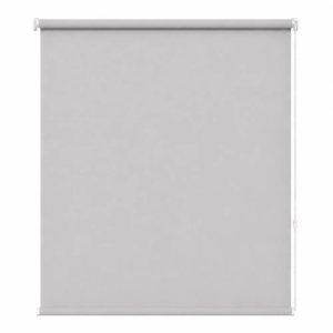 Cortina roller blackout gris 120x150 — vista de frente