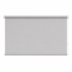 Cortina roller blackout gris 120x90 — vista de frente