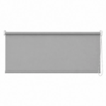 Cortina roller blackout gris 150x60 — vista de frente