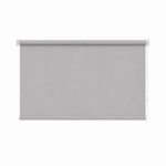 Cortina roller blackout gris 150x90 — vista de frente