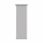 Cortina roller blackout gris 30x110 — vista de frente